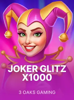 Joker Glitz X1000 Slot mit Joker-Symbol und Multiplikatoren